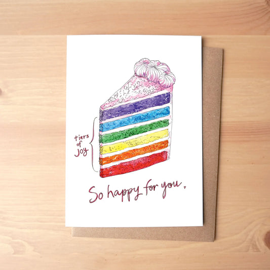 Marcella Kriebel Art & Illustration - Tiers of Joy Card