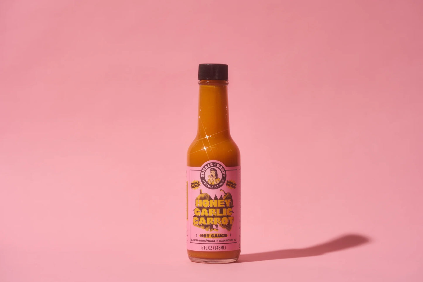 Honey Garlic Carrot Hot Sauce - Female Rage Hot Sauce