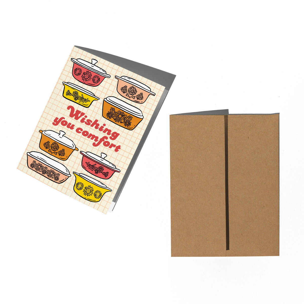Comfort Casserole Sympathy Card - Boss Dotty Paper Co.