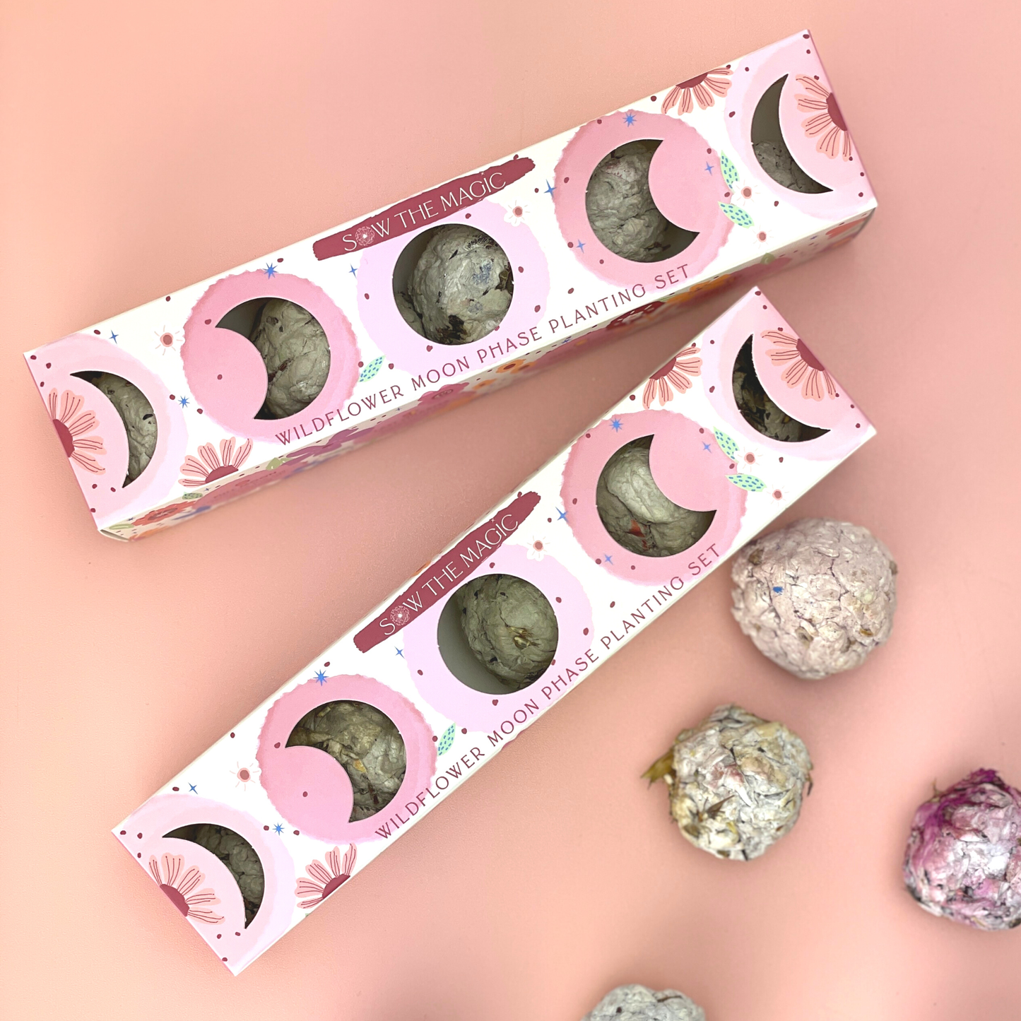 Moon Phase Wildflower Seed Planting Set - Sow the Magic