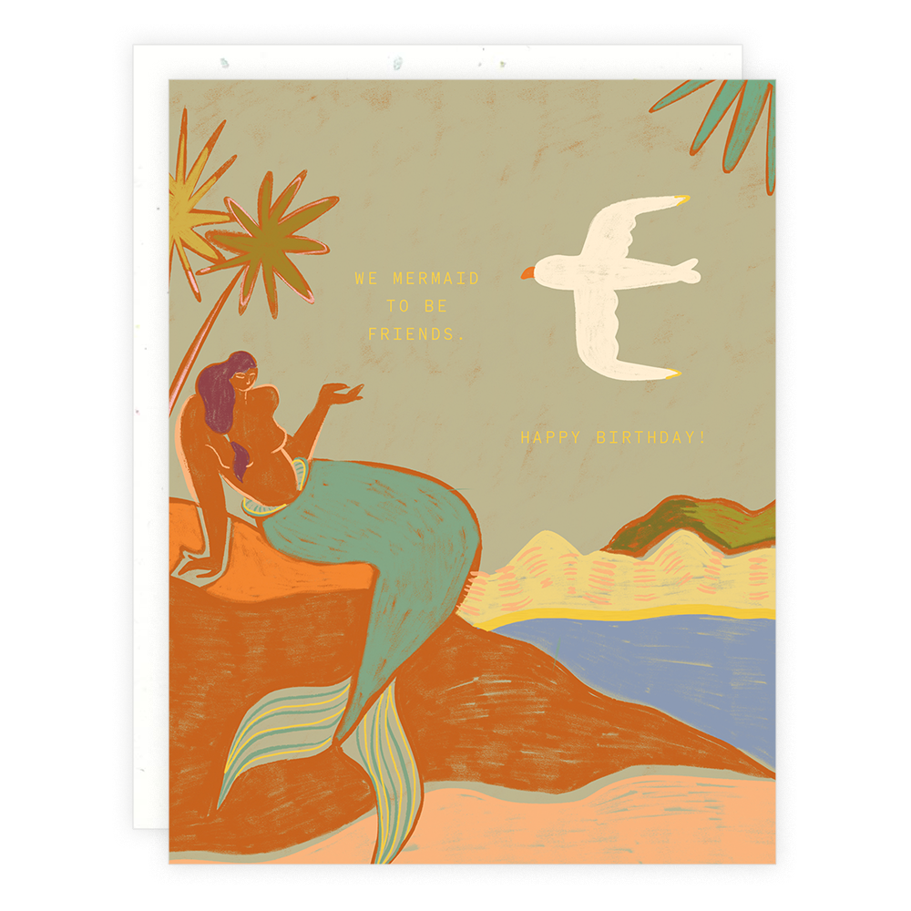 Mermaid Birthday Card