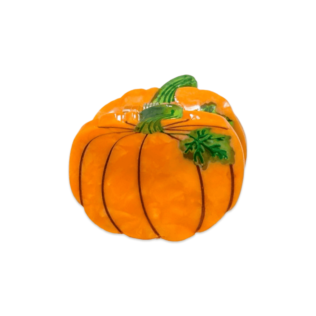 Mini Pumpkin Hair Claw Clip- Jenny Lemons