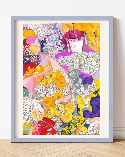 Spring Flowers giclee print: Anissa Riviere
