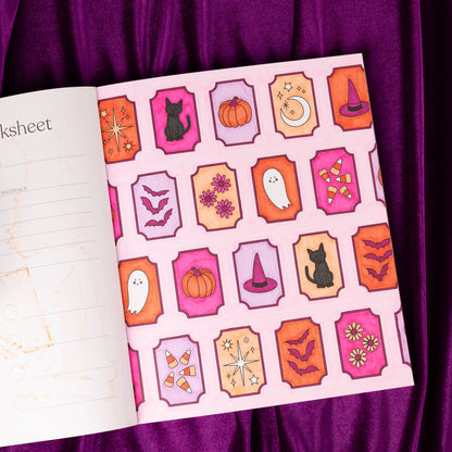 Sweet & Spooky Coloring Book- Elyse Breanne Design