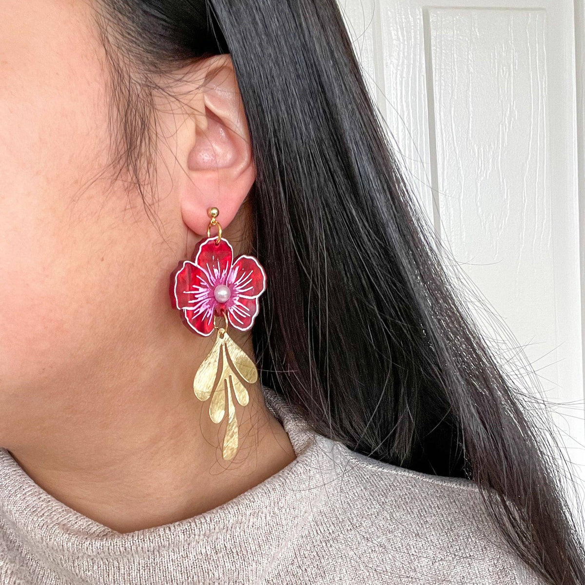 Flower of Luck Earrings - Sunnie Creative