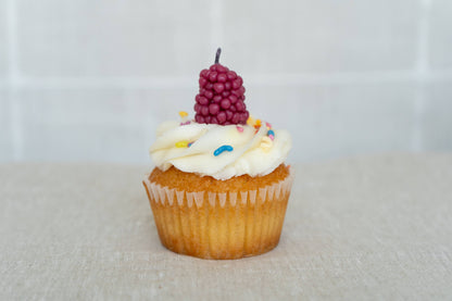 Berry Pink Blackberry Birthday Candles