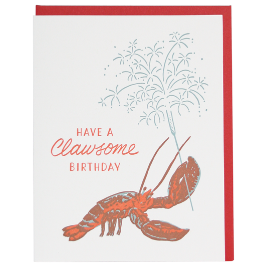 Lobster Birthday Card