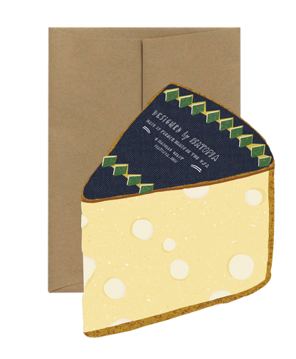 Cheese Card - French Collection Die Cut