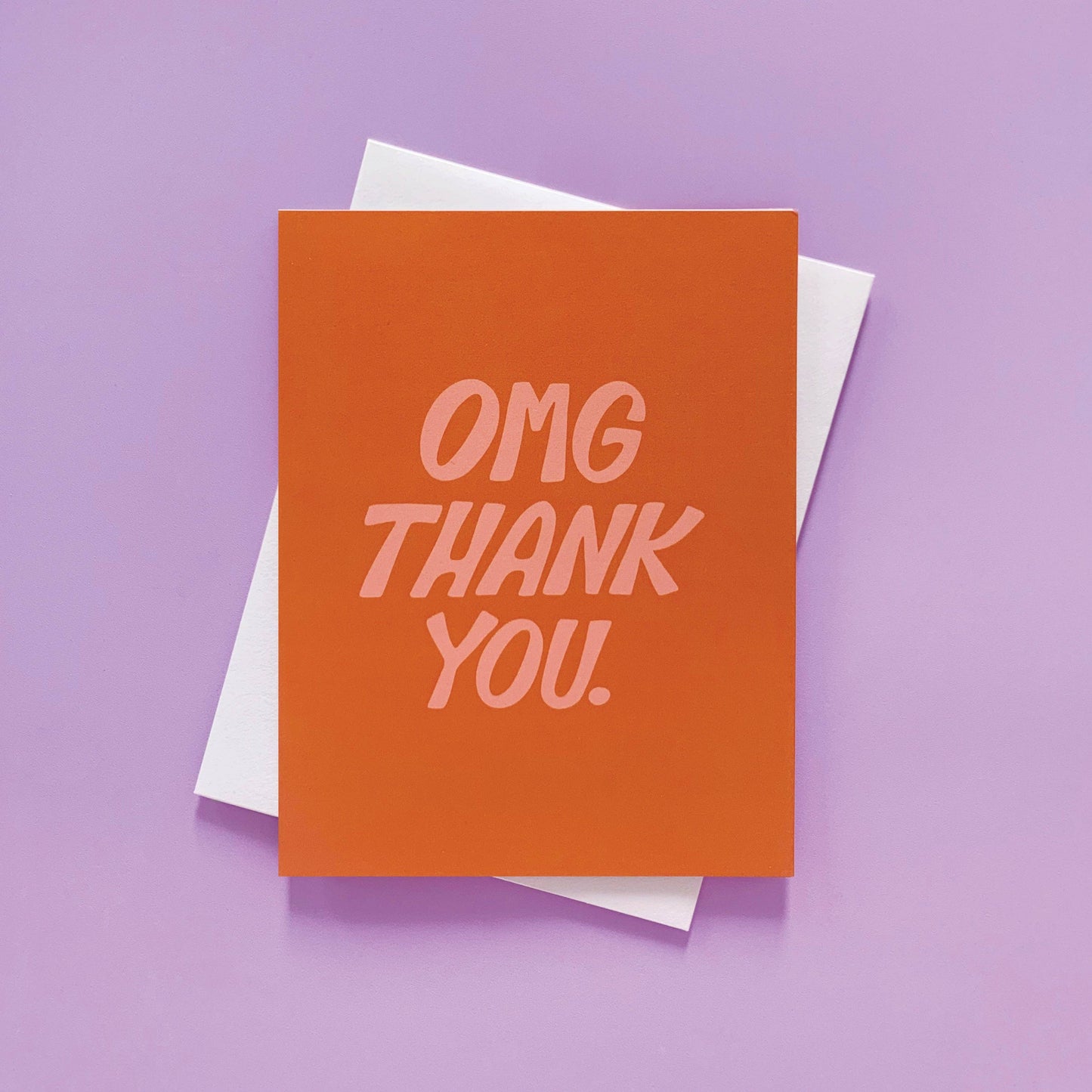 OMG Thank You - Thank You Gratitude Card