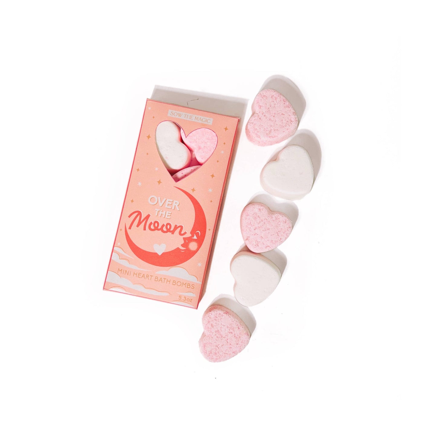 Sow the Magic - Over the Moon Mini Sweet Heart Bath Bombs Gift Set