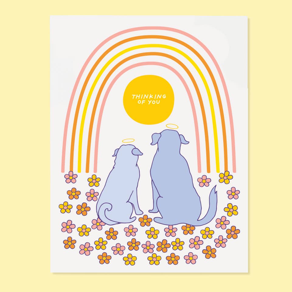 Thinking of Dog Sympathy Card