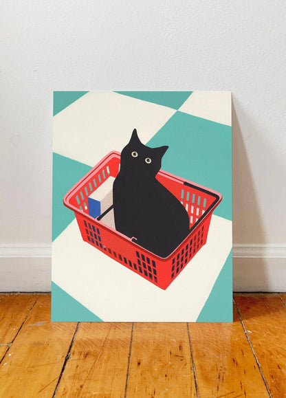 Black Cat Art Print- Jen Wang Studios