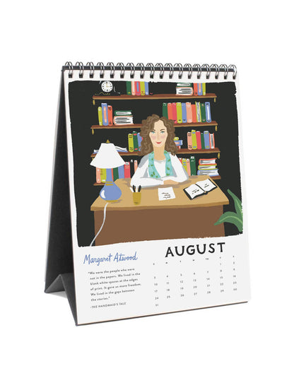Idlewild Co. - Ladies of Literature 2025 Desk Calendar