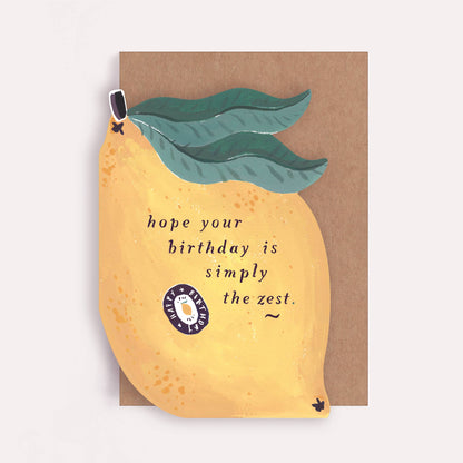 Lemon Zest Birthday Card |Sister Paper co.