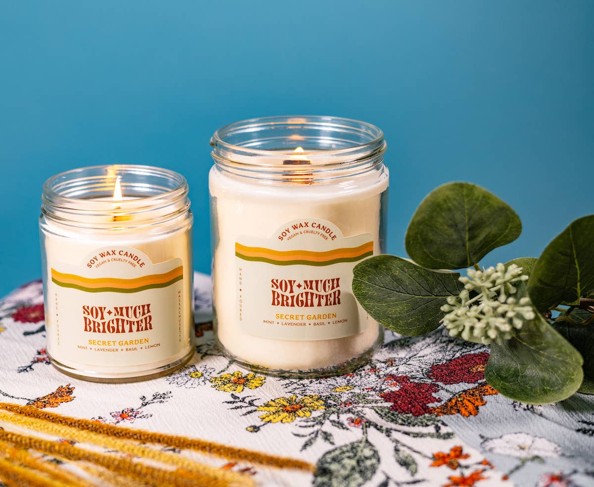 Secret Garden- Soy Wax Candle 8 oz.
