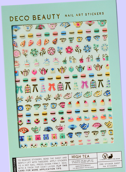 Nail Art Stickers - HIGH TEA - Deco Beauty