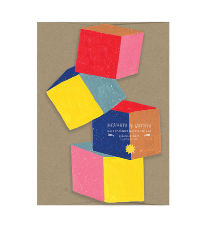 Baby Cubes - Die Cut Card