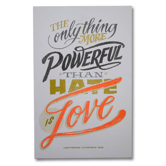 The Only Thing More Powerful Risograph Art Print