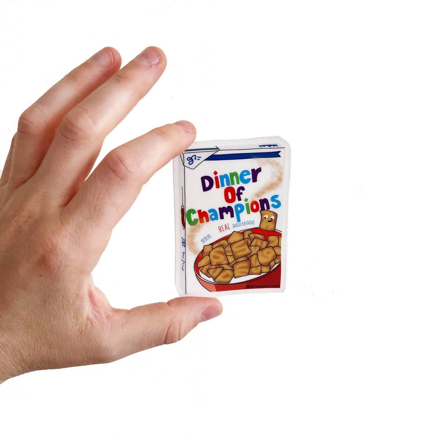 Cinnamon Crunch Cereal - Dinner of Champions sticker