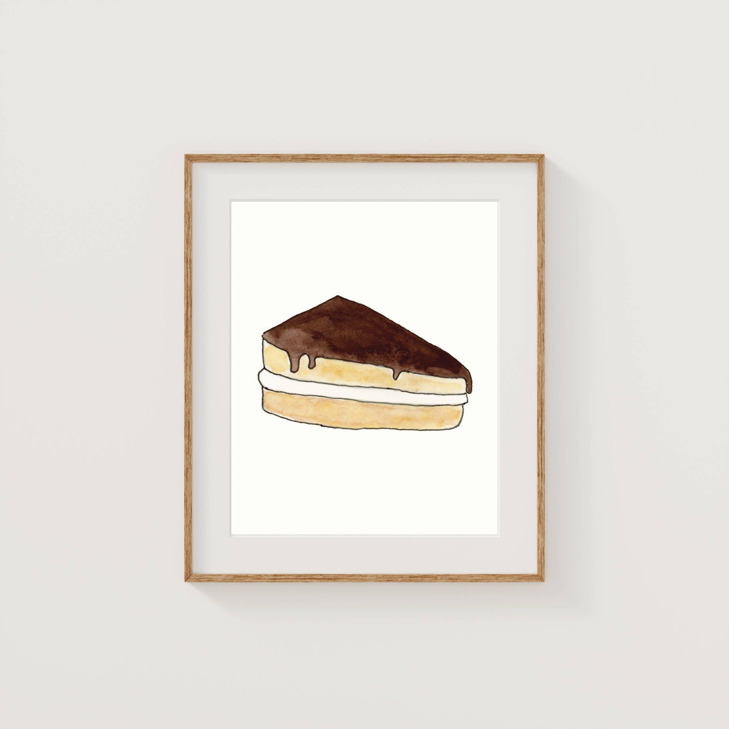 Mini Art Prints - Boston cream pie