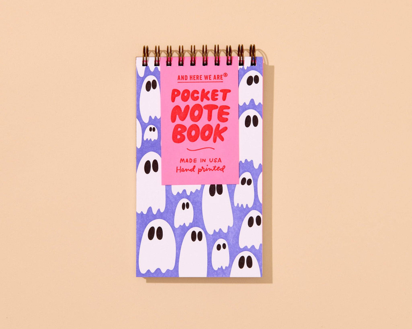 Ghost Letterpress Pocket-size Notebook