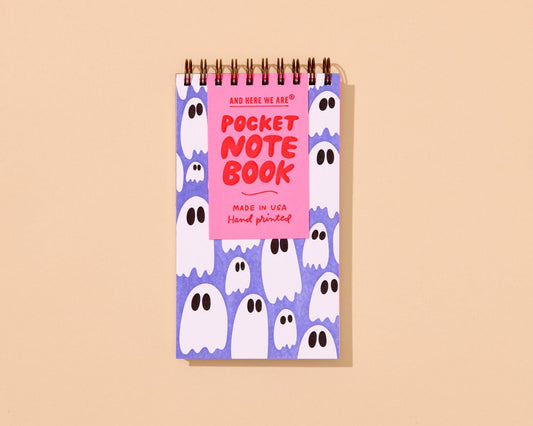 Ghost Letterpress Pocket-size Notebook