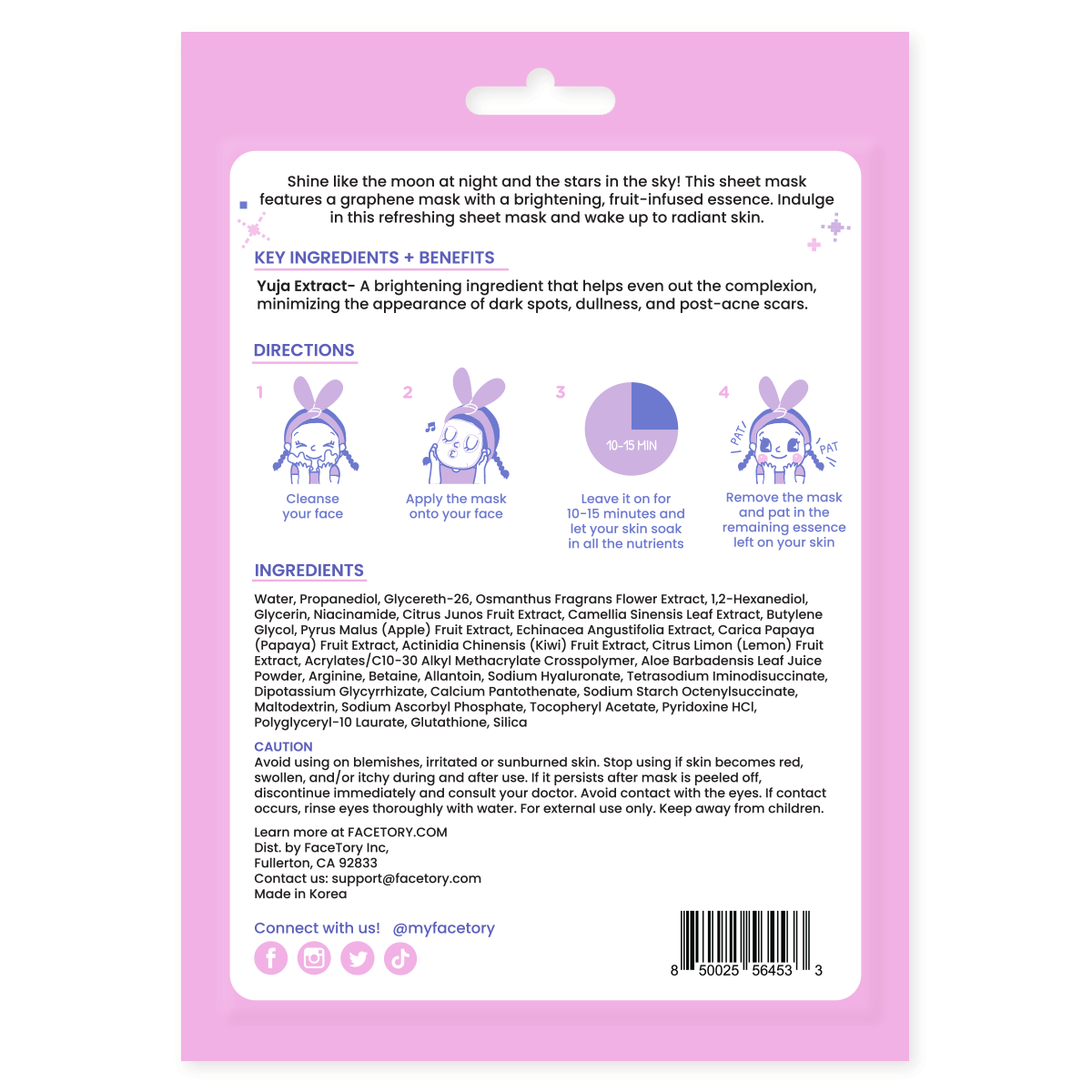 Face Mask - Light My Night