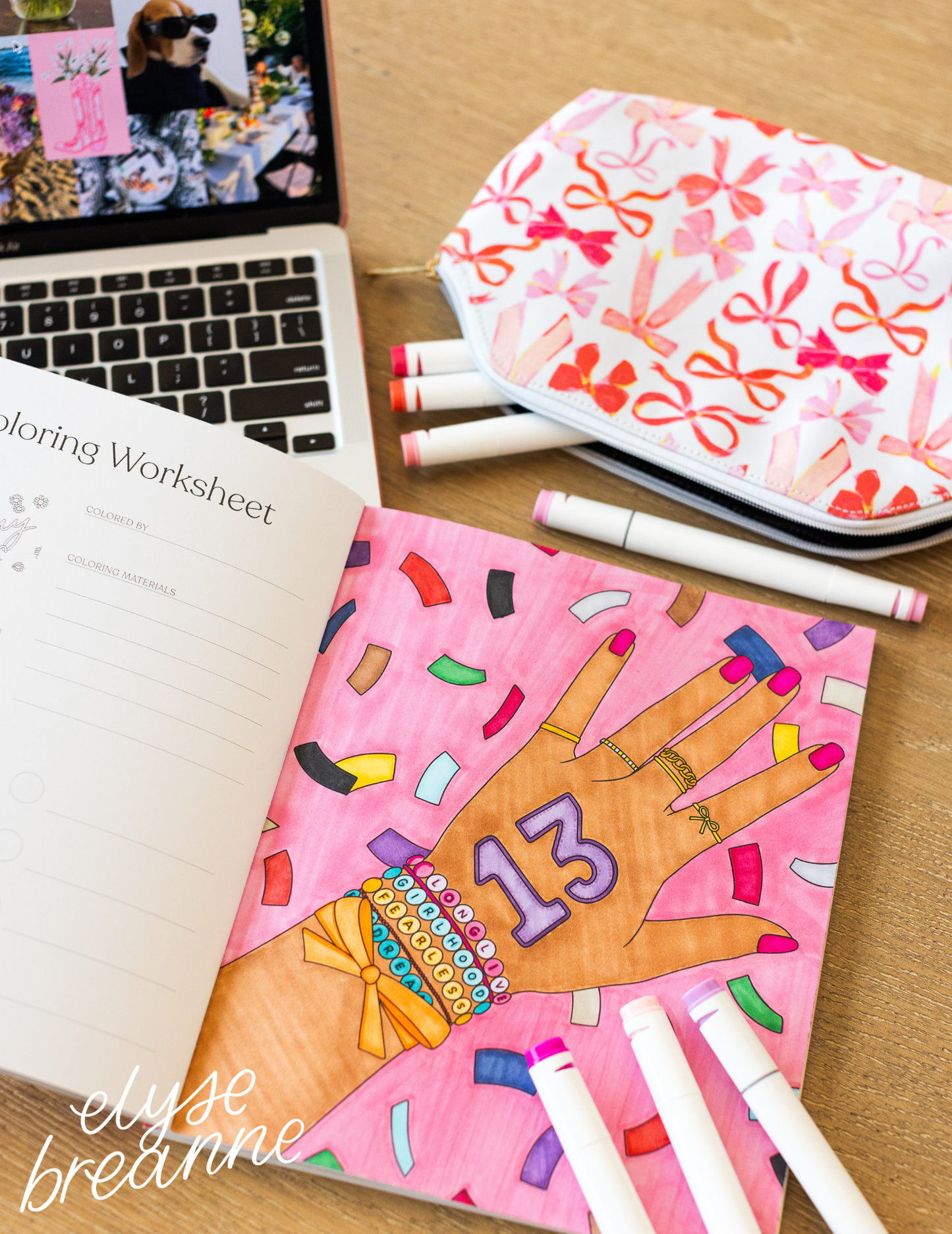 Elyse Breanne Design - Put A Bow On It Coloring Book