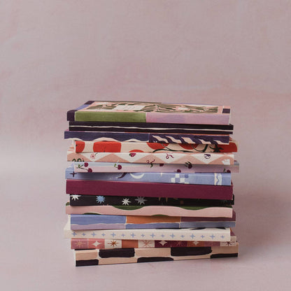 Blush Harlequin Notebook | Sister Paper Co.