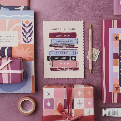 Bookish Birthday Card | Sister Paper Co.