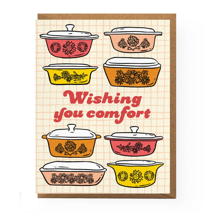 Comfort Casserole Sympathy Card - Boss Dotty Paper Co.