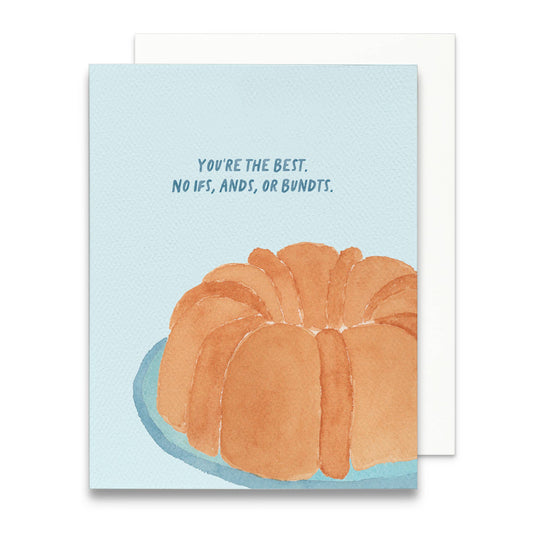 No Ifs, Ands, or Bundts Thank You Greeting Card