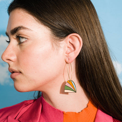 Larissa Loden - Zora Enamel Dangle Earrings
