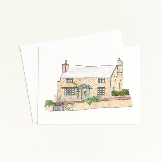 Cottage from The Holiday - Holiday Greeting Card