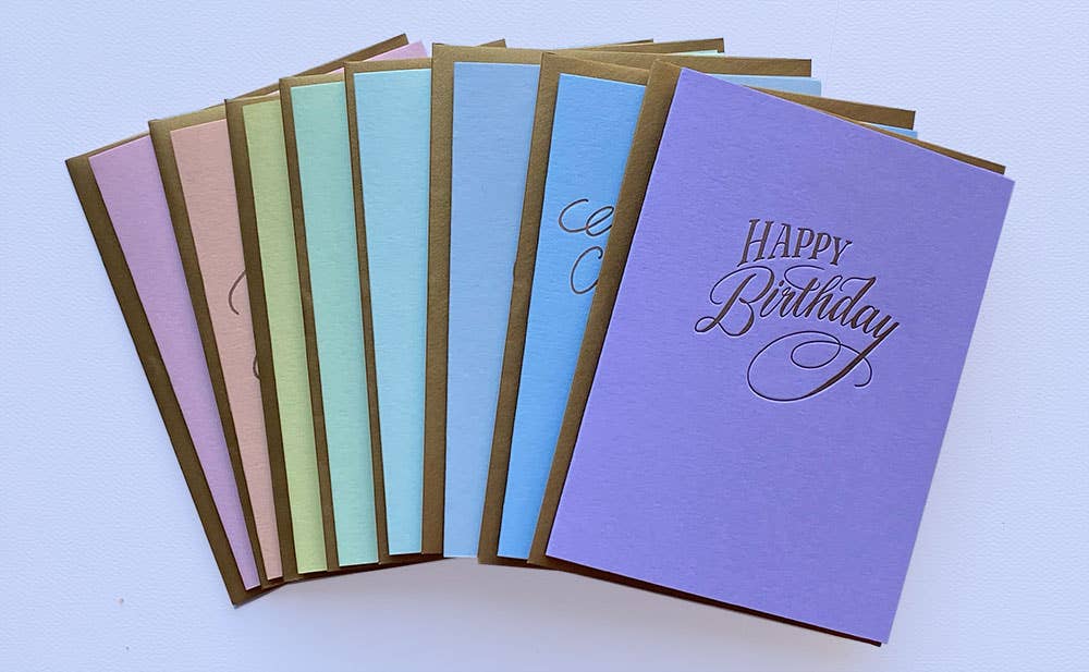 Most Wonderful Teacher Letterpress Card