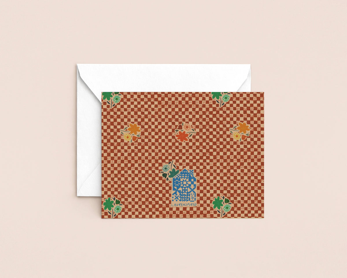 New England Lobster Art Notecard