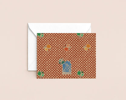 New England Lobster Art Notecard