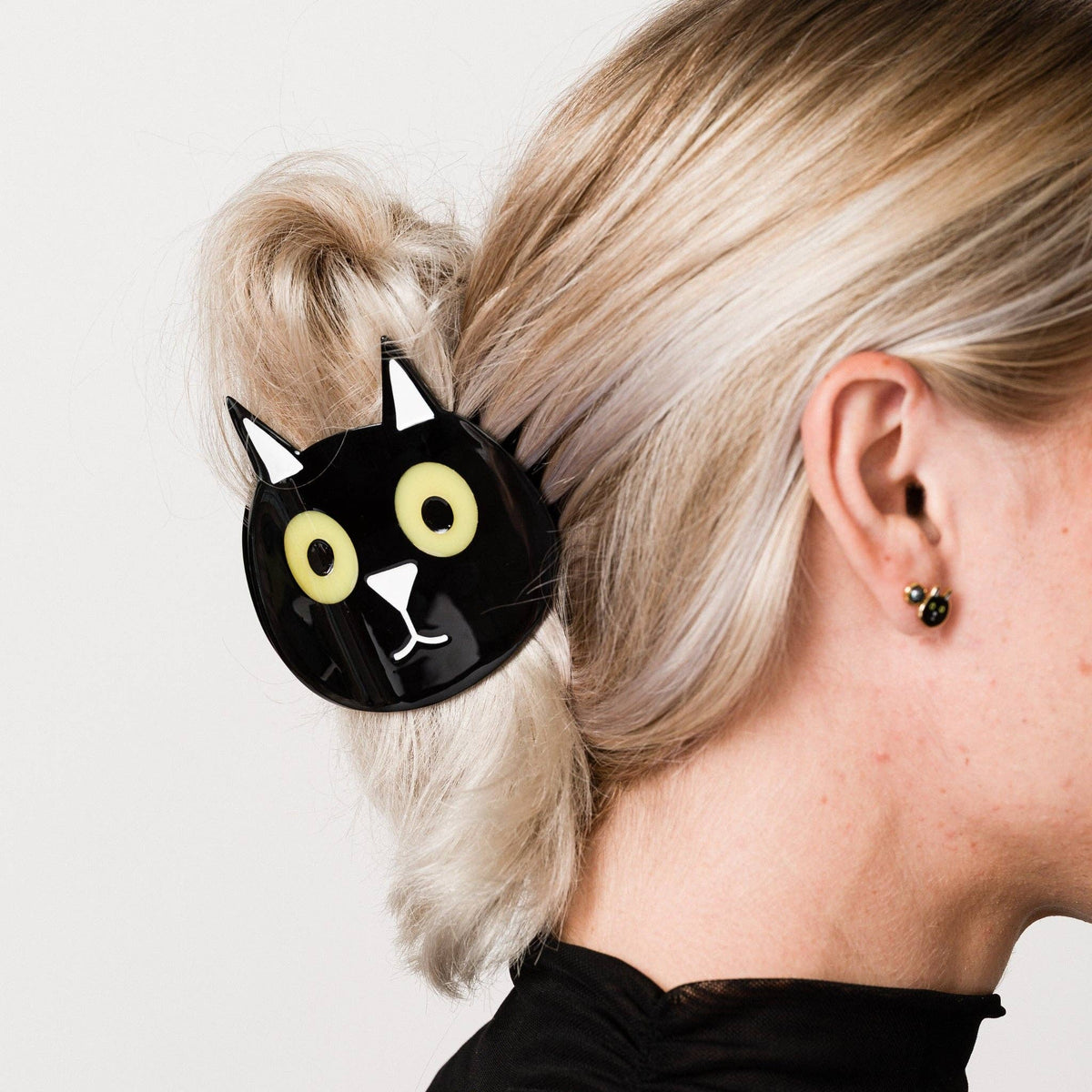 Cat Acetate Hair Claw Clip Larissa Loden -