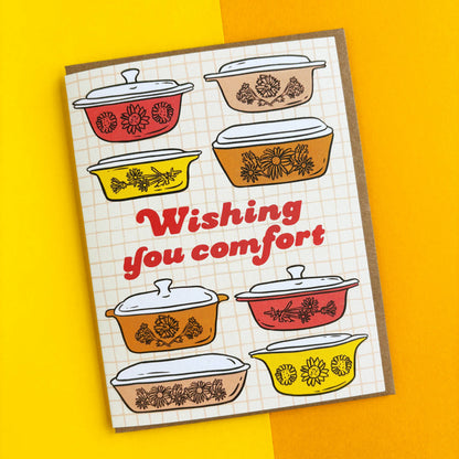 Comfort Casserole Sympathy Card - Boss Dotty Paper Co.