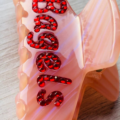 Bagels Rhinestone Hair Claw