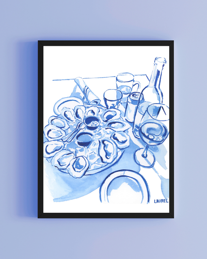 Brix Phthalo Blue Watercolor - Laurel Greenfield Art