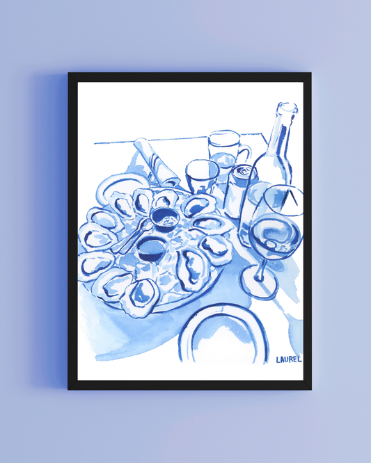 Brix Phthalo Blue Watercolor - Laurel Greenfield Art