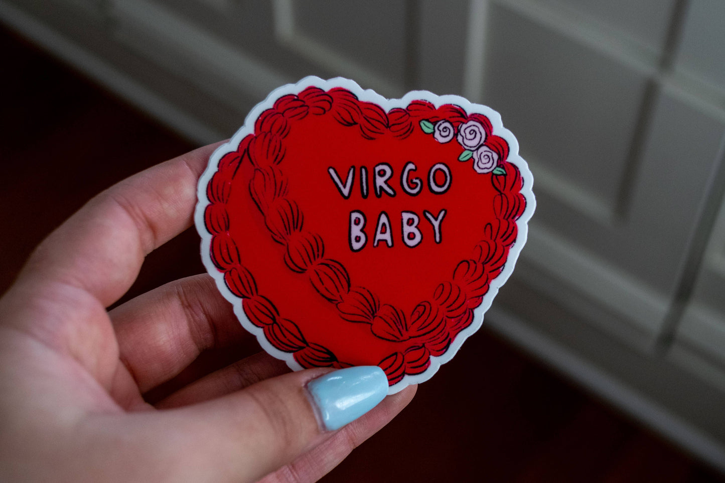 Zodiac Cake Sticker: Gemini