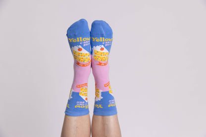 Cake Mix Crew Socks- Small- Yellow Owl Workshop
