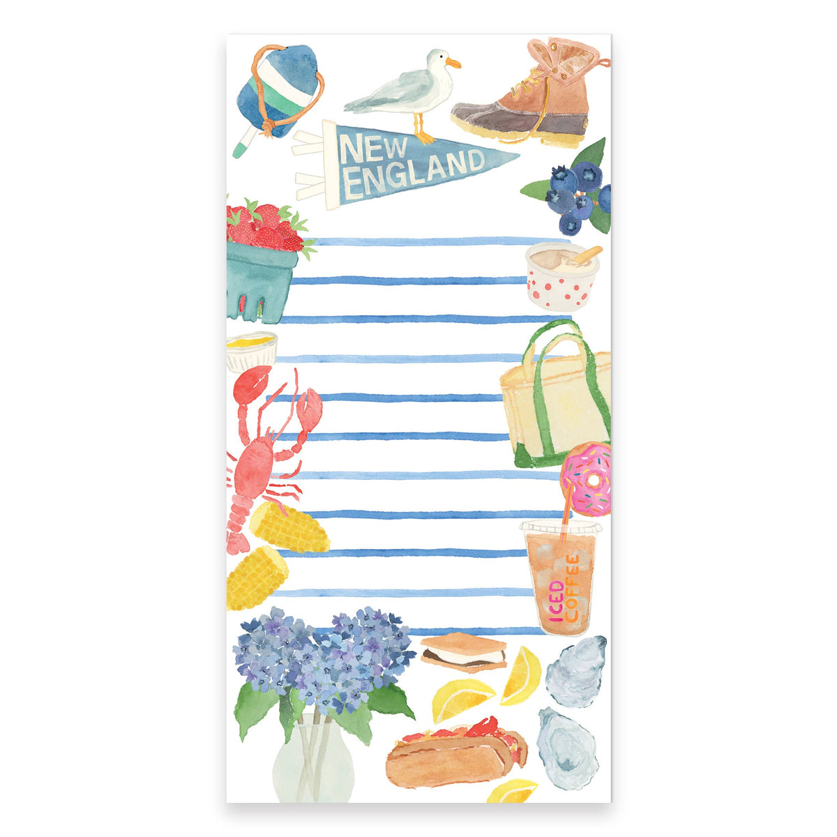 New England Icons Notepad