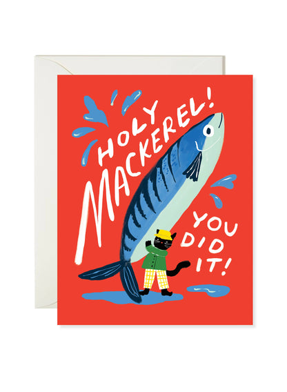 Holy Mackerel –  Congratulations Card