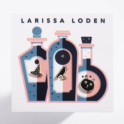 24k gold-plated Witchy 3 Studs Set- Larissa Loden
