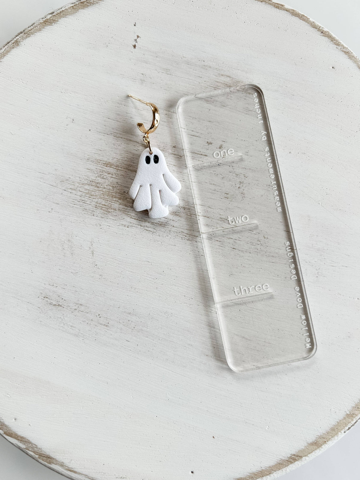 Ghost Gold Hoop Earrings - Mellow Dove Designs