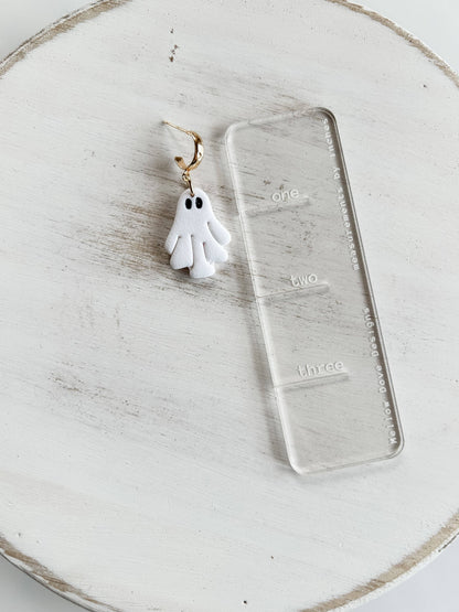 Ghost Gold Hoop Earrings - Mellow Dove Designs