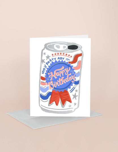 Birthday Beer Greeting Card